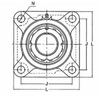 旭精工 角フランジ形ユニット UKF213 UKF形 伝動機ドットコム