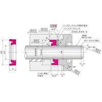 NOK パッキン IDI19021016 (FU1518F0) ロッドシール専用パッキン IDI型