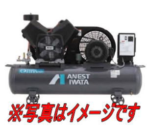 アネスト岩田 TFP22CF-10M6 コンプレッサ レシプロ オイルフリータイプ 2.2kw 三相200V 60Hz用【車上渡し品】  オイルフリータイプ 伝動機ドットコム